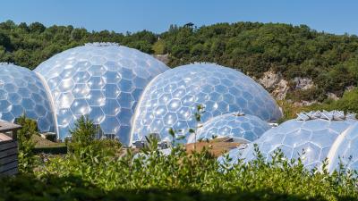 Eden Project Biomes panorama